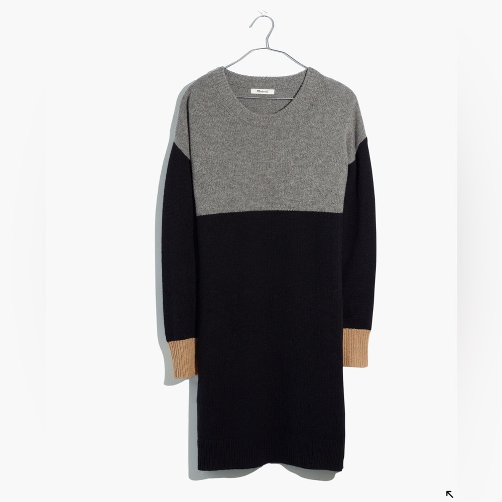 Colorblock Sweater Dress
